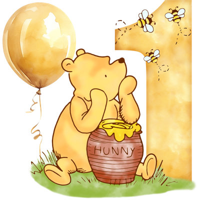 Winnie-the-pooh Party Prop Cutout Party Decoration Yard Sign First Birthday