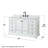 Deborah 60'' Single Bathroom Vanity with Marble Top-23113267-80209408