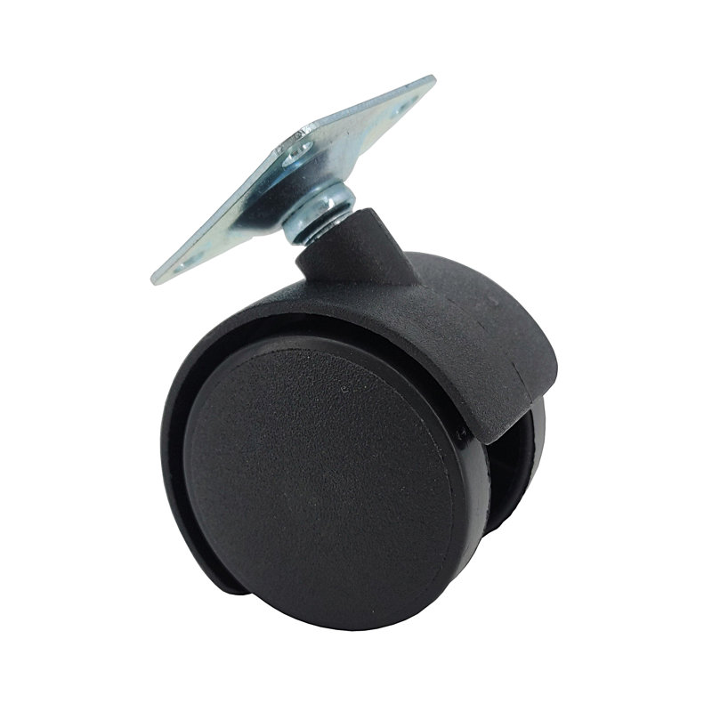 Roulette en plastique avec roulette pivotante 360 degrés