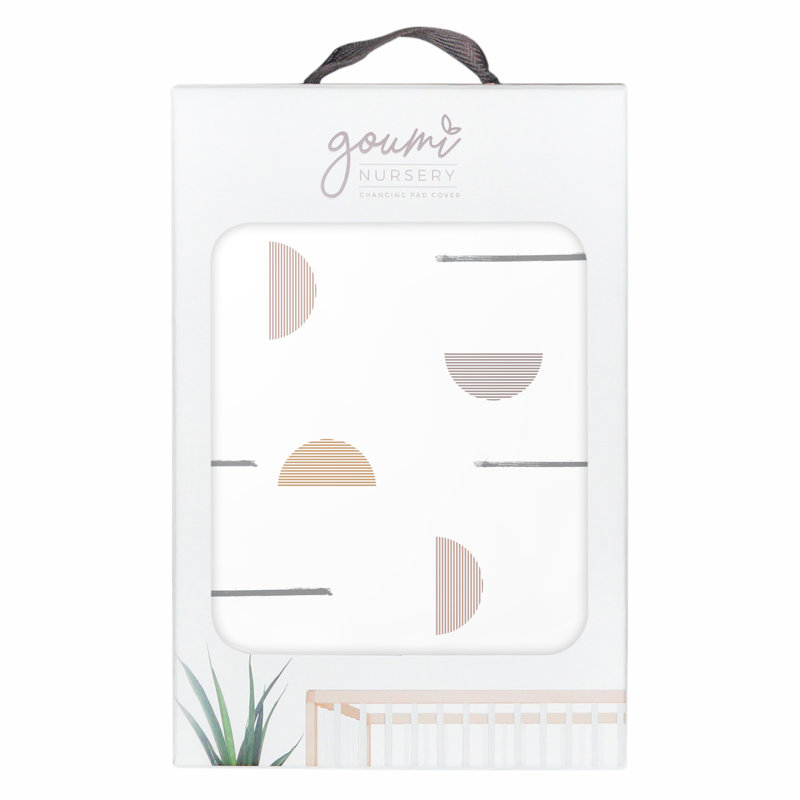 Cotton 9.2'' L Changing Pad Cover