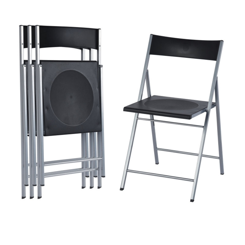 Ensemble de chaises pliantes en plastique Margrith