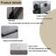 Portes de douche coulissantes doubles semi-sans cadre, l 60 po x H 76 po, finition noir mat