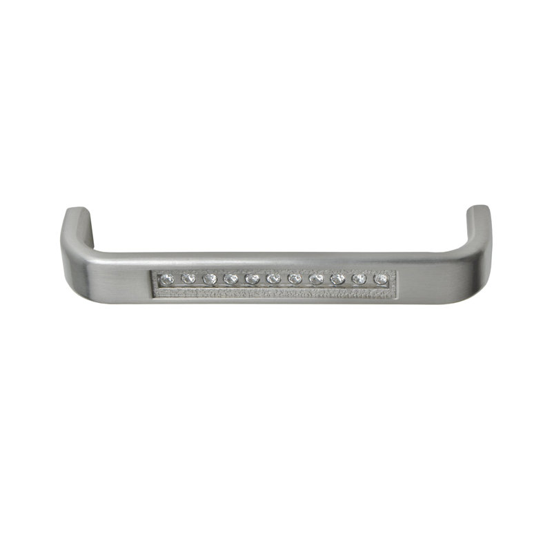 Poignée barre 3 13/16 po Gleam II, Nickel brossé