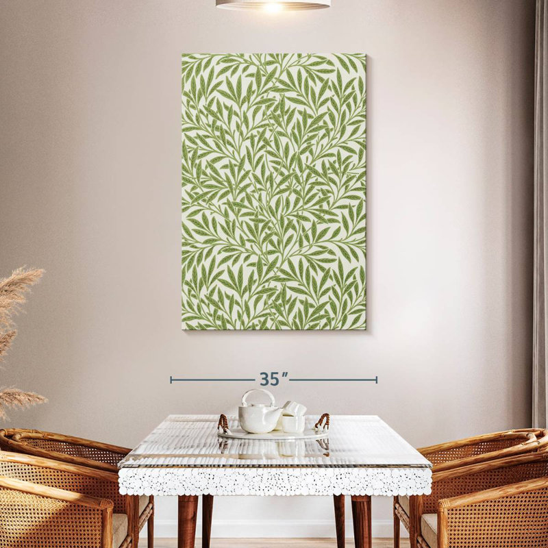 Kerner Willow Pattern, 48" H x 32" W