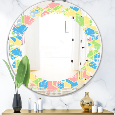 Miroir mural Leaves Abstract II