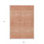 Tapis intérieur tribal lavable doré et ivoire 9 pi x 12 pi saumon