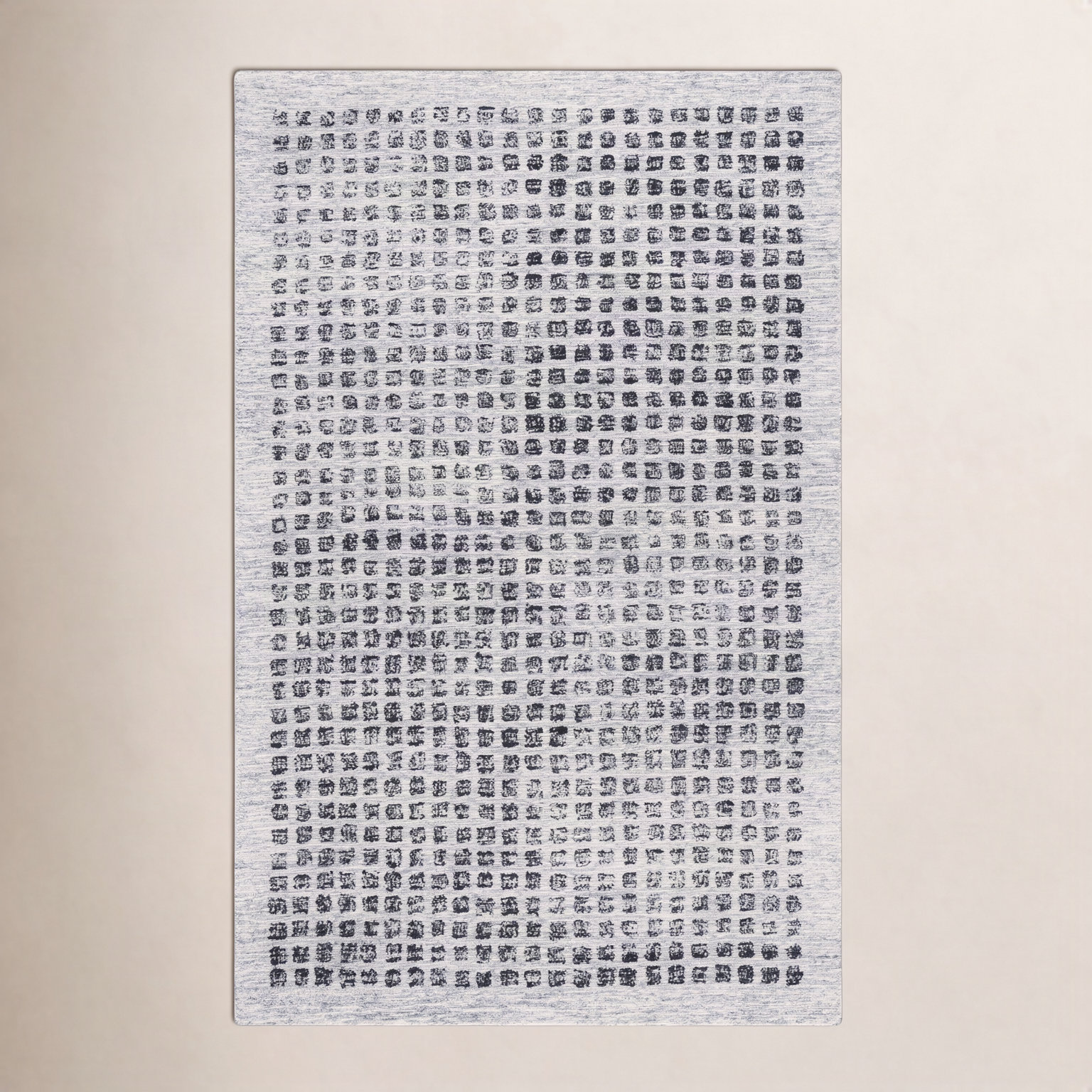 Everdine Hand-Tufted Geometric Wool Rug, Rectangle 5' x 8'