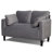 48" Cloud-Soft Corduroy Loveseat | Deep Cushions & Side Pocket | Modern Small Space Sofa for Apartment & Dorm-1884504497