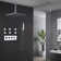 Système de douche Rain complet avec valve brute