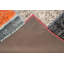 Tapis rétro, tapis moderne, grand tapis 5,5 x 7,6 pi, tapis géométrique, tapis tissé à plat arc-en-ciel, tapis turcs