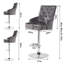Tabouret pivotant à hauteur réglable Danyelle-1799150133