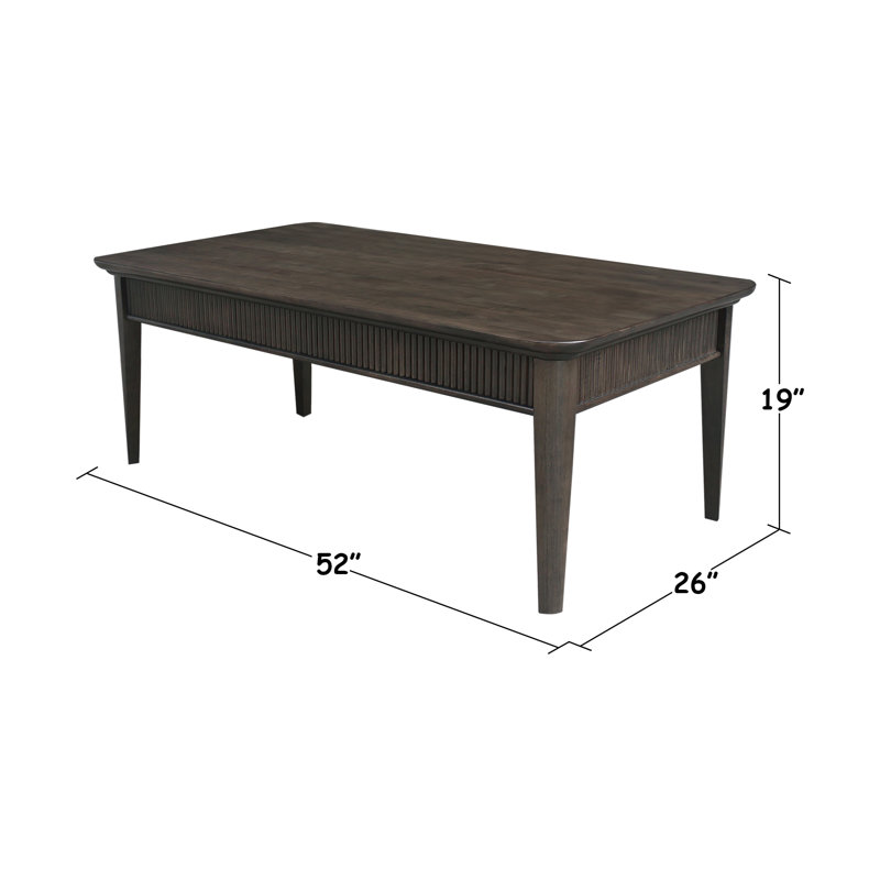 Table basse Haven, Charbon