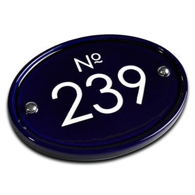 Merkle 1-Line Wall Mount Address Plaque