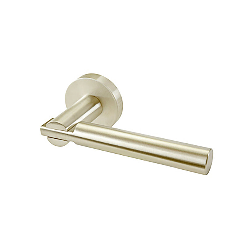 Passage Door Lever Set, 2.75", Satin Brass
