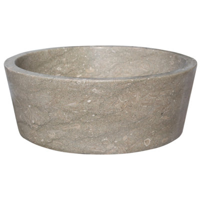 TashMart 16 " Marble Circular Bathroom Sink