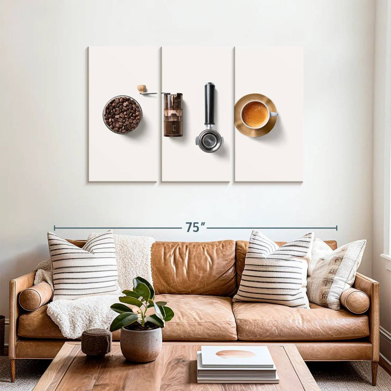 Coffee Equipment Lineup, 36" H x 57" W