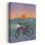 "Vélo au coucher du soleil"-129716337