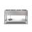 Four Pan Open Well Electric Steam Table with Undershelf, ST-4P-O