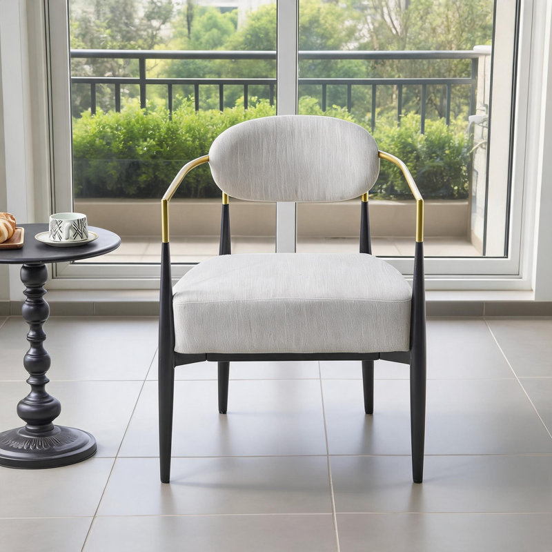 Fauteuil d'appoint rembourré de style Mid-Century avec sièges confortables et design élégant pour tout espace de vie