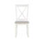 Chaise d'appoint rembourrée en bois massif Atiqa-607373663