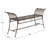 Kyel Iron Outdoor Bench-1323805039