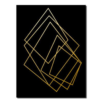Gilt Mod I-B - impression d'art graphique