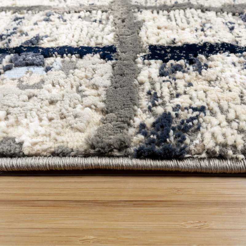 Abstract Indoor Rug, Rectangle 5'3" x 7'