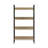 Industrial Bookshelf, Oak Finish, 28.7 x 53.5 x 13.8 inches | 100% Melamine Coated Particle Board, Numerous Shelves | Wall-Mountable Design for Space-Saving Storage | Perfect for Home & Office Organization-1187064780