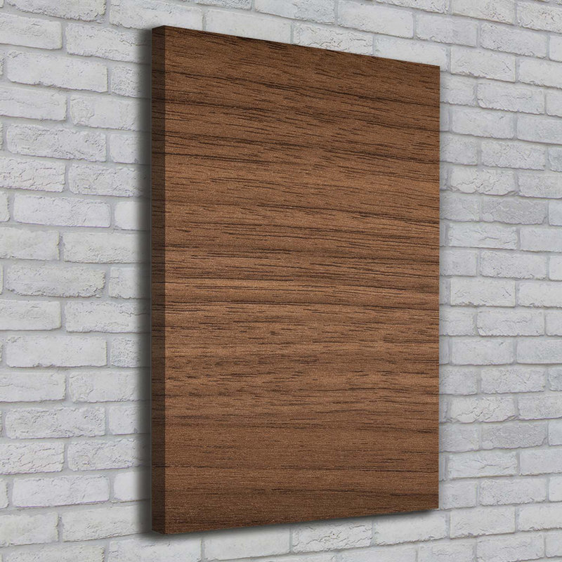 Wooden Background - Wrapped Canvas Print