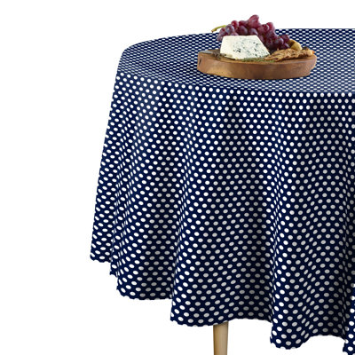 Aledo Dot Round Tablecloth