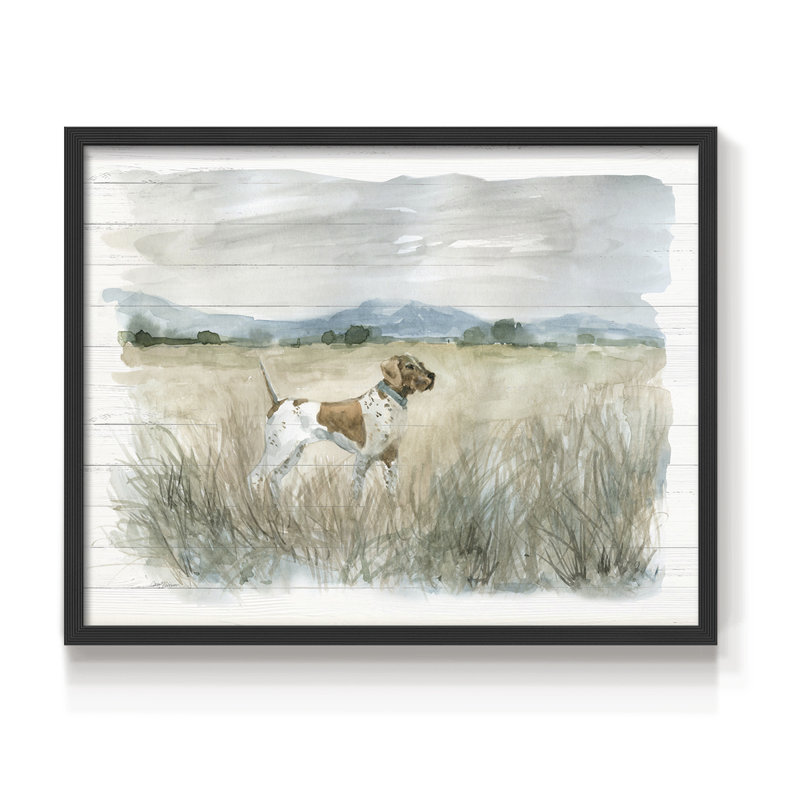 Wetland Lookout -Framed Print - Restickable, 8" H x 10" W, Black