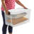 Sterilite Clear Plastic Stackable Storage Bin with White Latch Lid-115280927