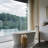 Gold Glass Bathroom Accessories Set