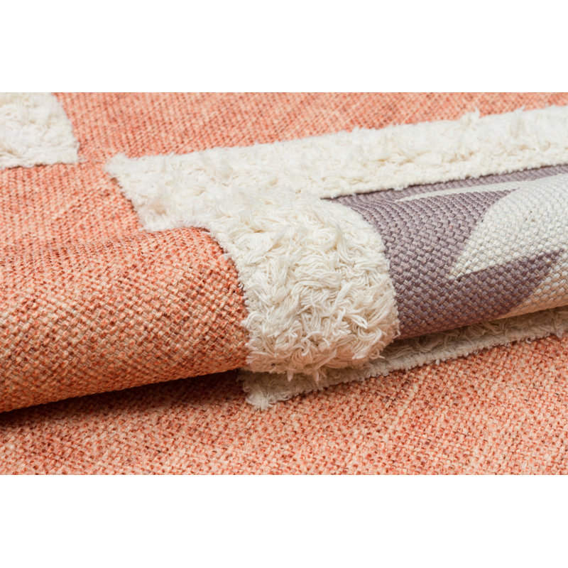 Tapis intérieur / extérieur rectangulaire en coton Iyleen, Rectangle 2 pi 7 po x 9 pi 10 po