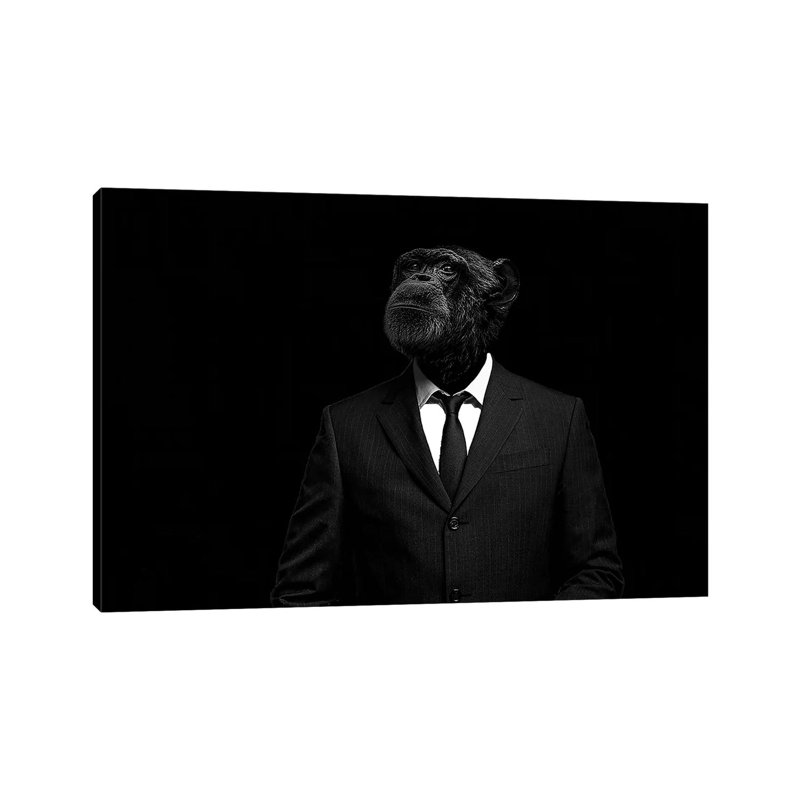 The Interview by Paul Neville - Wrapped Canvas Print, 20.32cm H x 30.48cm W x 1.9cm D