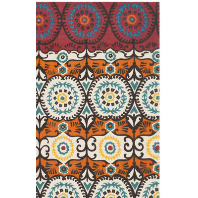Allison Cedar Brook Hand Loomed Cotton Ikat Rug