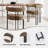 Mahjabi Upholstered Dining  Arm Chairs-787581923