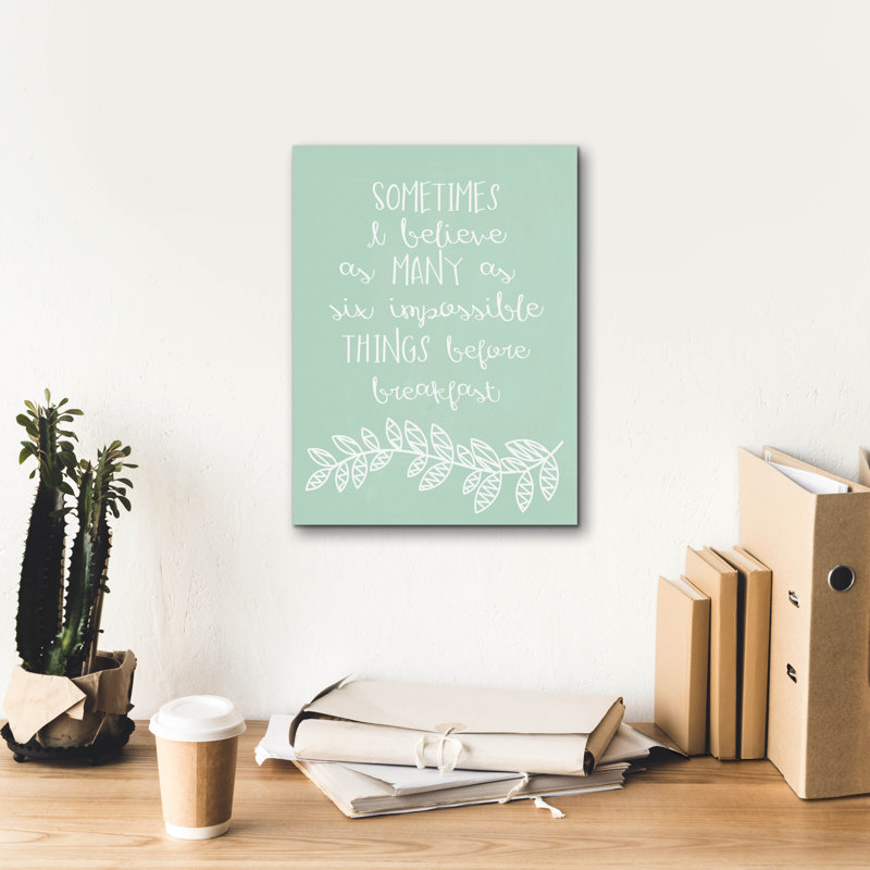 «Impossible» par Erin Clark, art mural sur toile, 40 po x 54 po, H 16 po x l 12 po x P 0,75 po