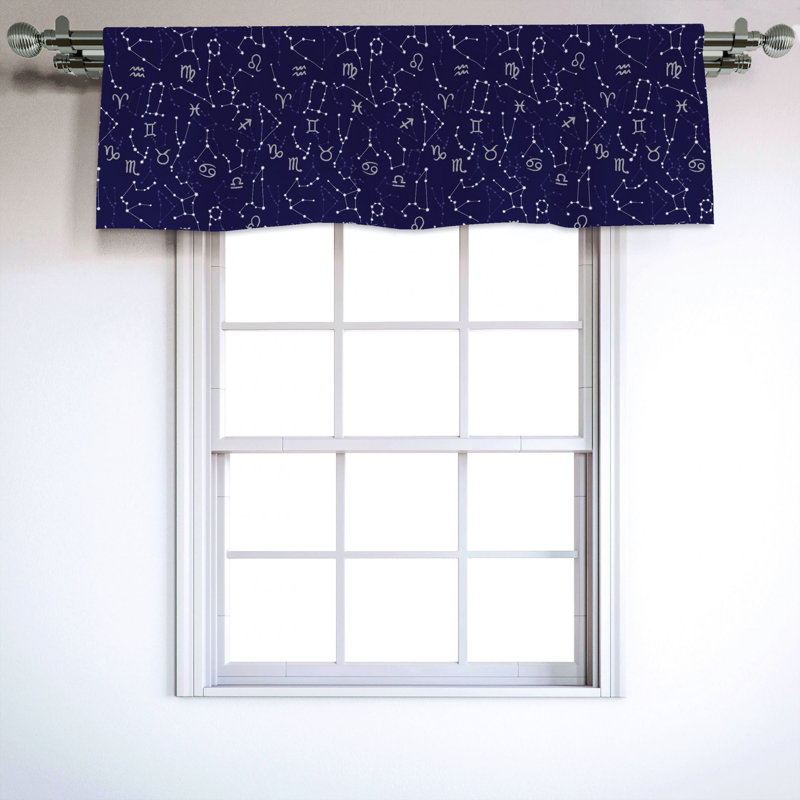 Sateen Ruffled Window Valance