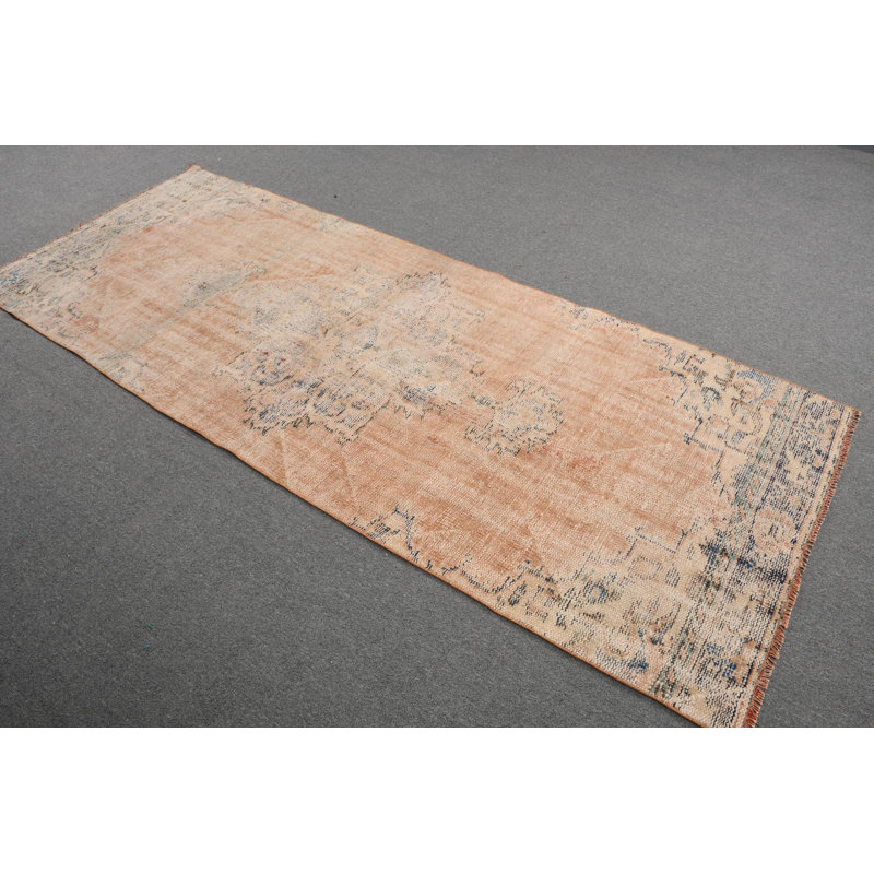 Élégant tapis turc rétro tissé à la main avec des motifs complexes pour une décoration intérieure classique