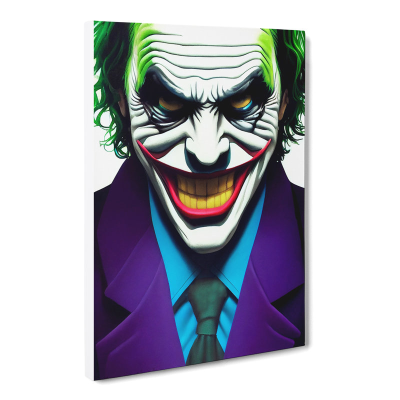 CAN-V0523-2495X The Joker Vol.2 - Wrapped Canvas Print, 60cm H x 40cm W x 3cm D