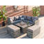 Debbagh Square 9 - Person 89cm Lift-up Long Dining Set-2010404724
