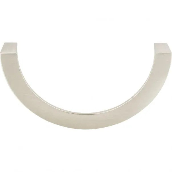 Roundabout 3" Center to Center Drop handle, 5 1/16", Brushed Nickel