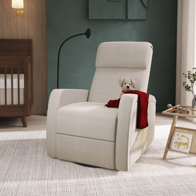 Evolur Maverick Power Recline Glider With Device Holder
