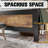 Marla Rivet Metal Frame Platform Bed with Industrial-Inspired Style Headboard -631690026-579247694