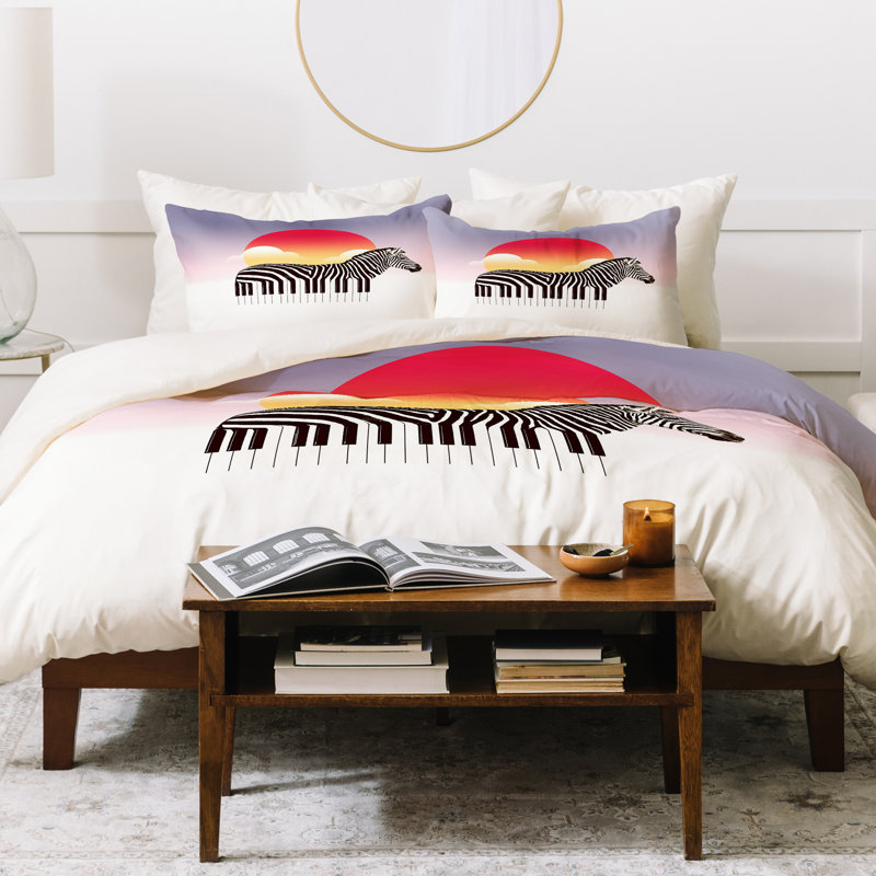 Modern & Contemporary Polyester Duvet Cover, Queen