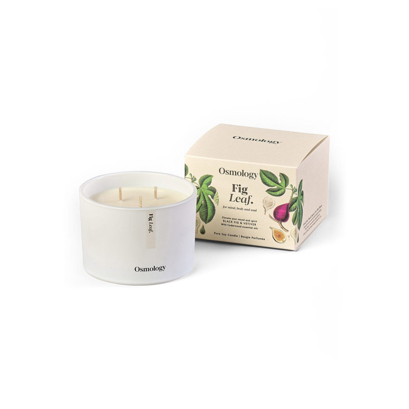 Fig Leaf Scented Triple Wick Candle