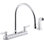 , 1.5 gpm Triton Bowe 1.8 gpm Kitchen Sink Faucet with 9-516 In. Gooseneck Spout, Matching Finish Sidespray, Aerated Flow and Wristblade Handles