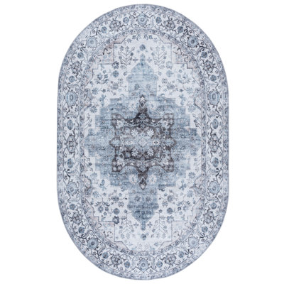 Tapis oriental performance lavable à la machine Mikali