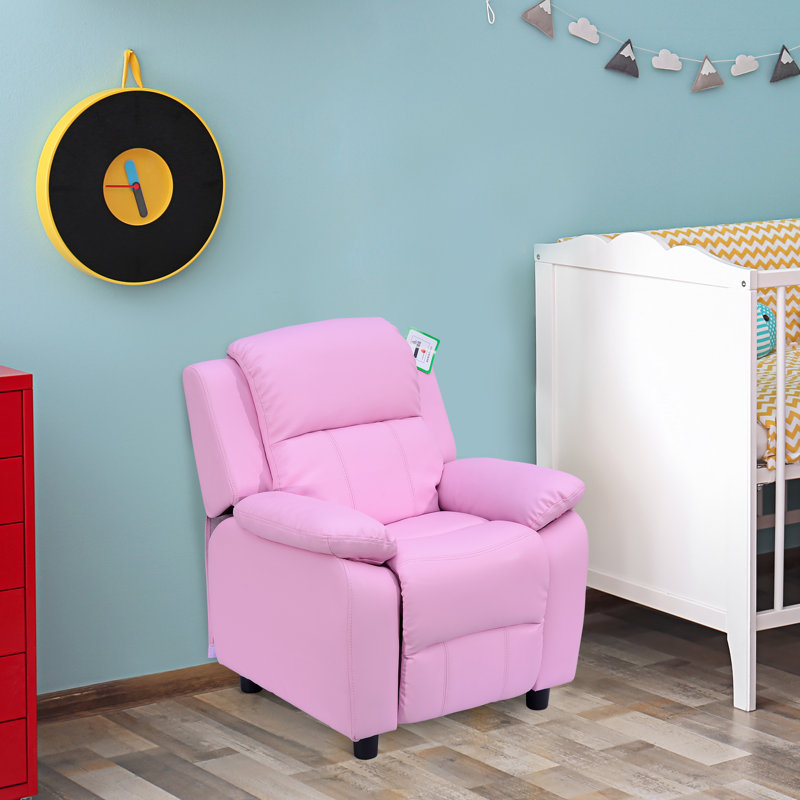 Debbra 64cm Wide Standard Recliner, Pink